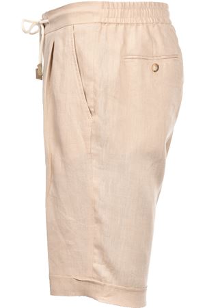 BERMUDA IN LINO BEIGE 7611250017010 PAOLO FIORILLO CAPRI | Bermuda | 7611250017010